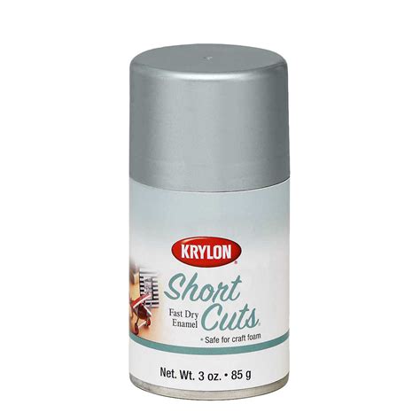 joanns fabric krylon short cuts metallic paint|Krylon 3oz Gloss Short Cuts Spray Paint .